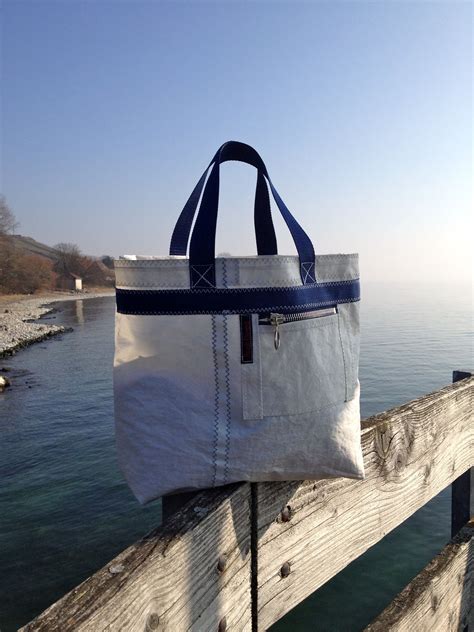 bags made out of sailcloth.